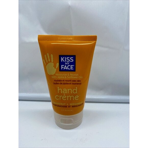 Kiss My FACE Hand Creme Lotion Grapefruit Bergamot Natural Vegan 4 oz - Picture 1 of 6